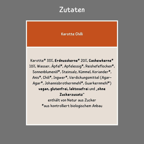 Bio Brotaufstrich Karotte-Chili 6 x 135 g
