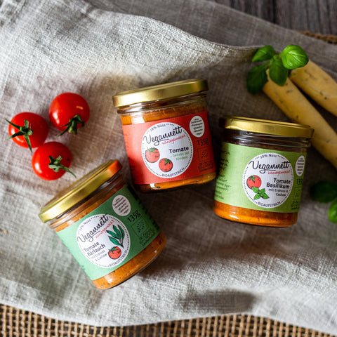 Bio Brotaufstrich mit Cashew & Erdnuss (Tomate) 6 x 135 g