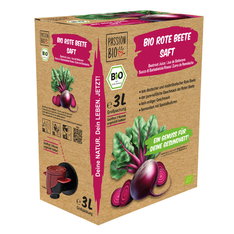 Bio Rote Beete Saft 3 Liter Box