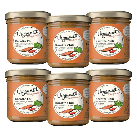 Bio Brotaufstrich Karotte-Chili 6 x 135 g