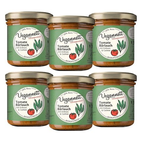Bio Brotaufstrich Tomate-Bärlauch 6 x 135 g