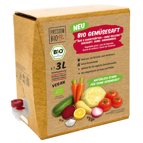 Bio Gemüse Saft (3L Bag-in-Box)