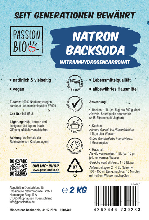 Natron-Backsoda 2 kg