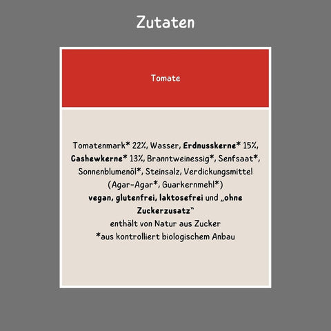 Vegannett Tomate Zutaten