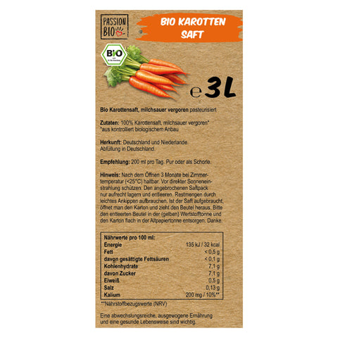 Bio Karotten Saft