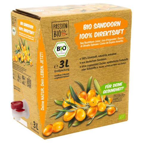 Bio Sanddornsaft Direktsaft